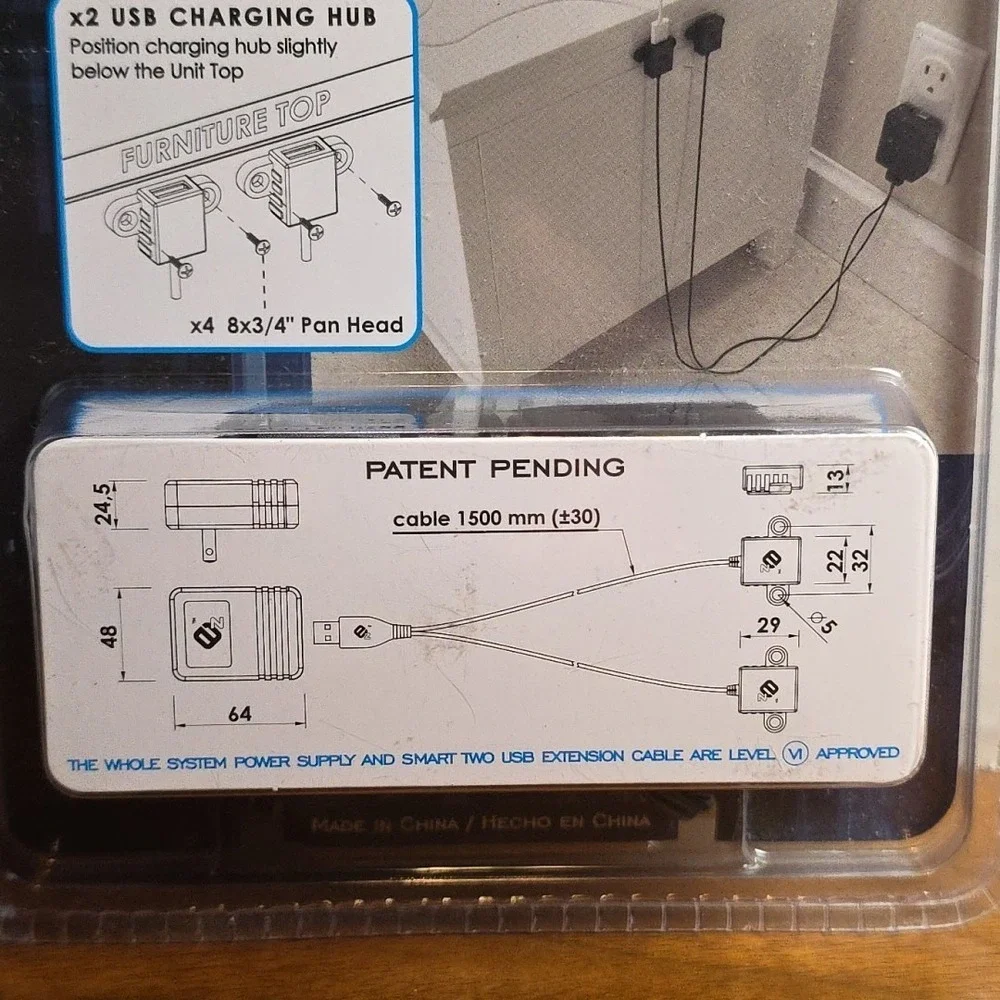 EZ Collection 2-Port USB Charger Intelligent Charging System Version A 4FD-B NEW